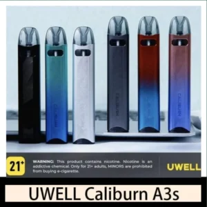 UWELL Caliburn A3S咖哩棒A3S POD電子煙主機官網評價說明書