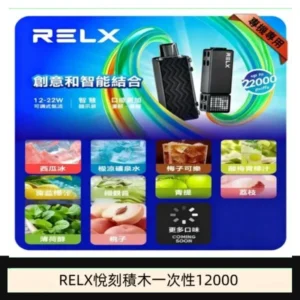 RELX悅刻電子煙積木Greator 抛棄式22000口三盒加100送主機